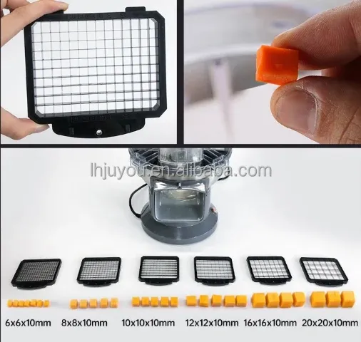 Fatiador Elétrico de Frutas e Legumes Máquina de Fatiar Batata Cebola Melão Verde Cenoura