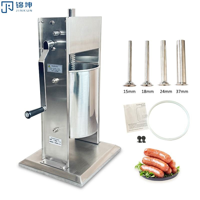 Fábrica Jinkun Outlet Comercial 10L Máquina de Encher Salsichas Manual para Restaurante