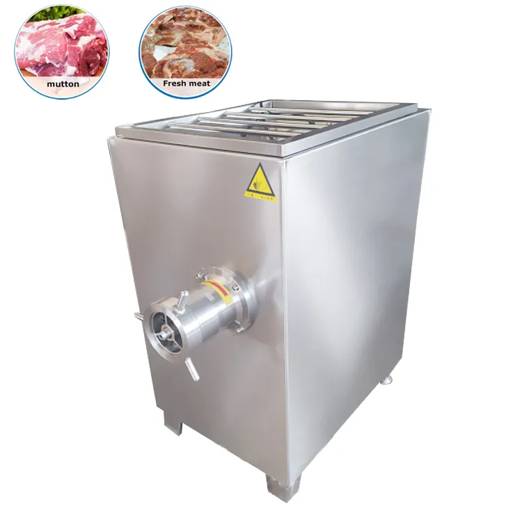 Moedor de Carne Congelada Comercial Barato Moedor de Carne Caseiro Moedor de Carne em Aço Inoxidável Cortador Fatiador de Carne Congelada Moedor de Carne Congelada Industrial