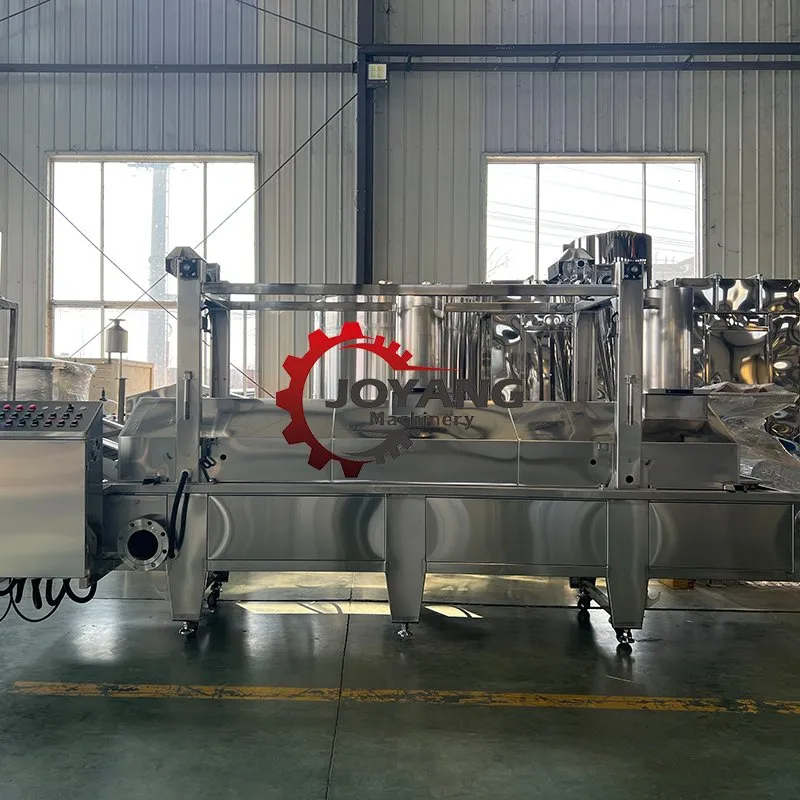 Fritadeira Contínua Avançada para Processamento Industrial de Snacks Fritos e Frutos do Mar