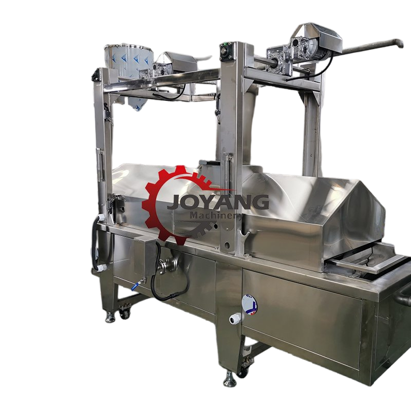 Fritadeira Contínua Avançada para Processamento Industrial de Snacks Fritos e Frutos do Mar