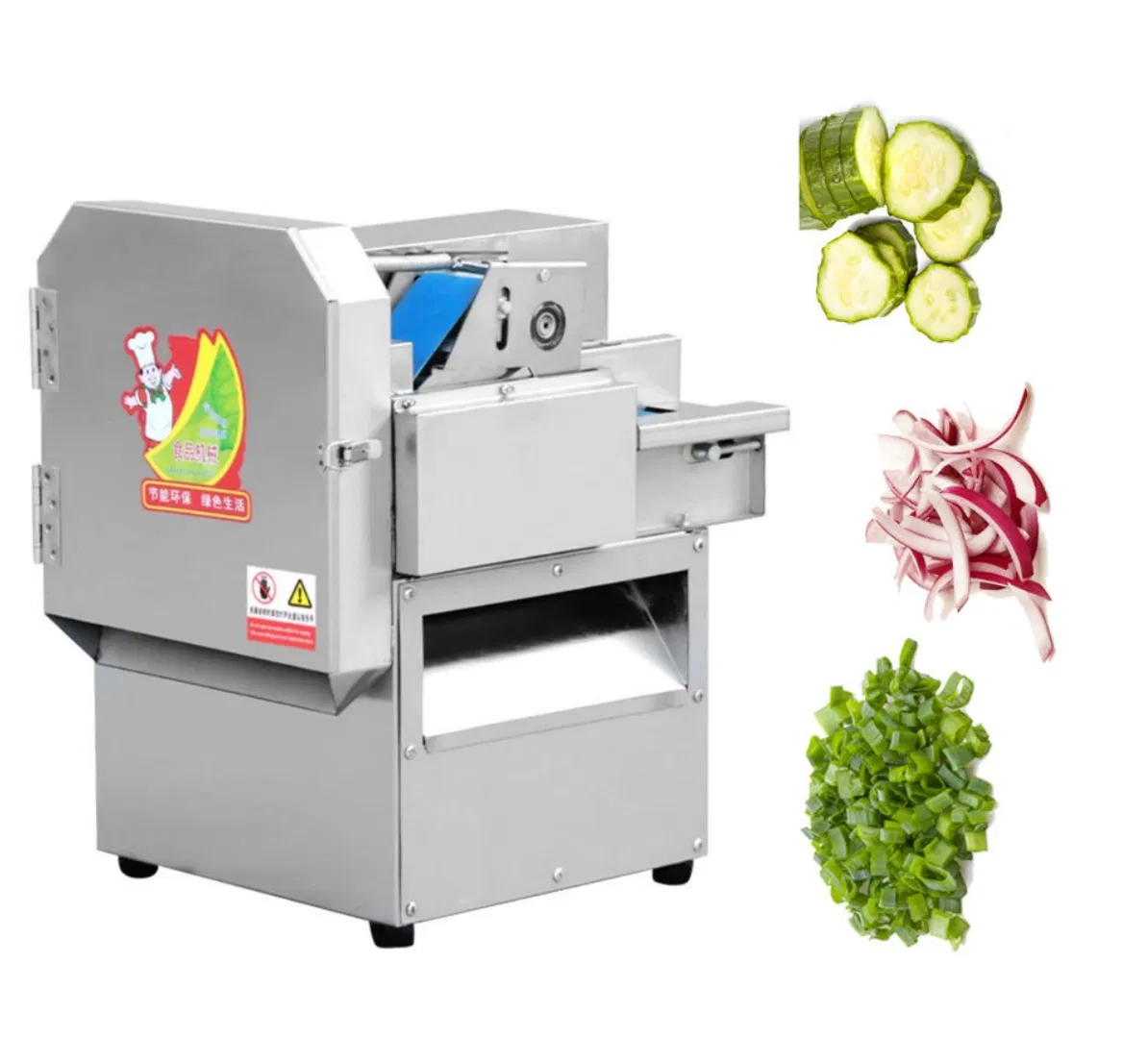 Cortador Fatiador Elétrico de Legumes Cebola Cebolinha Verde Chinesa para Cozinha