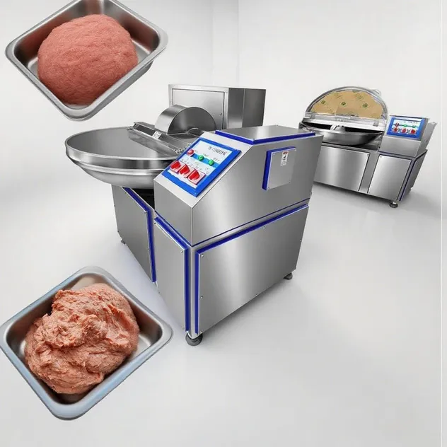 Moedor de Carne a Vácuo Industrial Durável para Moagem em Lotes Grandes