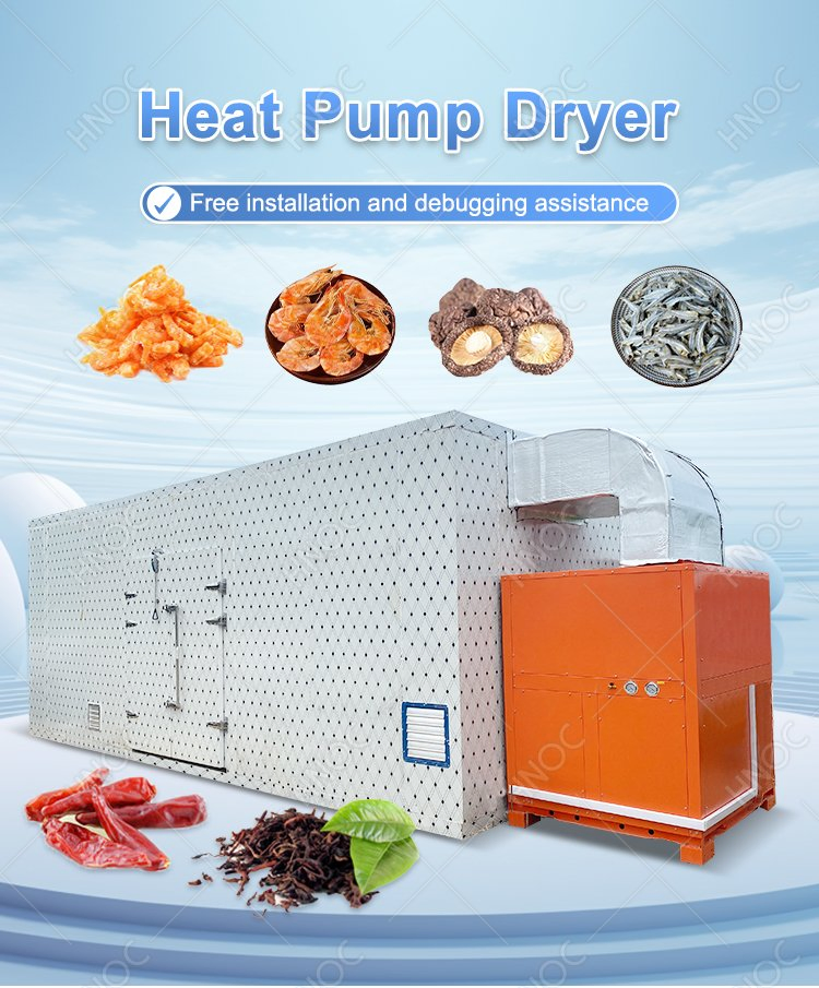 Desidratador Elétrico Comercial de Alimentos com Bomba de Calor para Secagem de Carne, Frutas, Legumes e Cogumelos