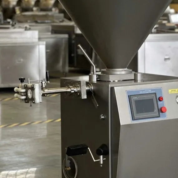 Máquina de Enchimento de Salsichas Comercial para Enchimento Rápido de Salsichas