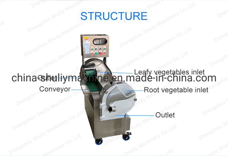 Máquina Industrial de Corte em Fatias e Cubos de Legumes, Cenoura, Cebola e Batata Chips