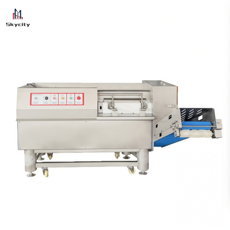 Tc-600CS Máquina Automática Industrial Elétrica de Dicing de Cebola Vegetal Congelada de Carne Fruta Cubo de Cenoura