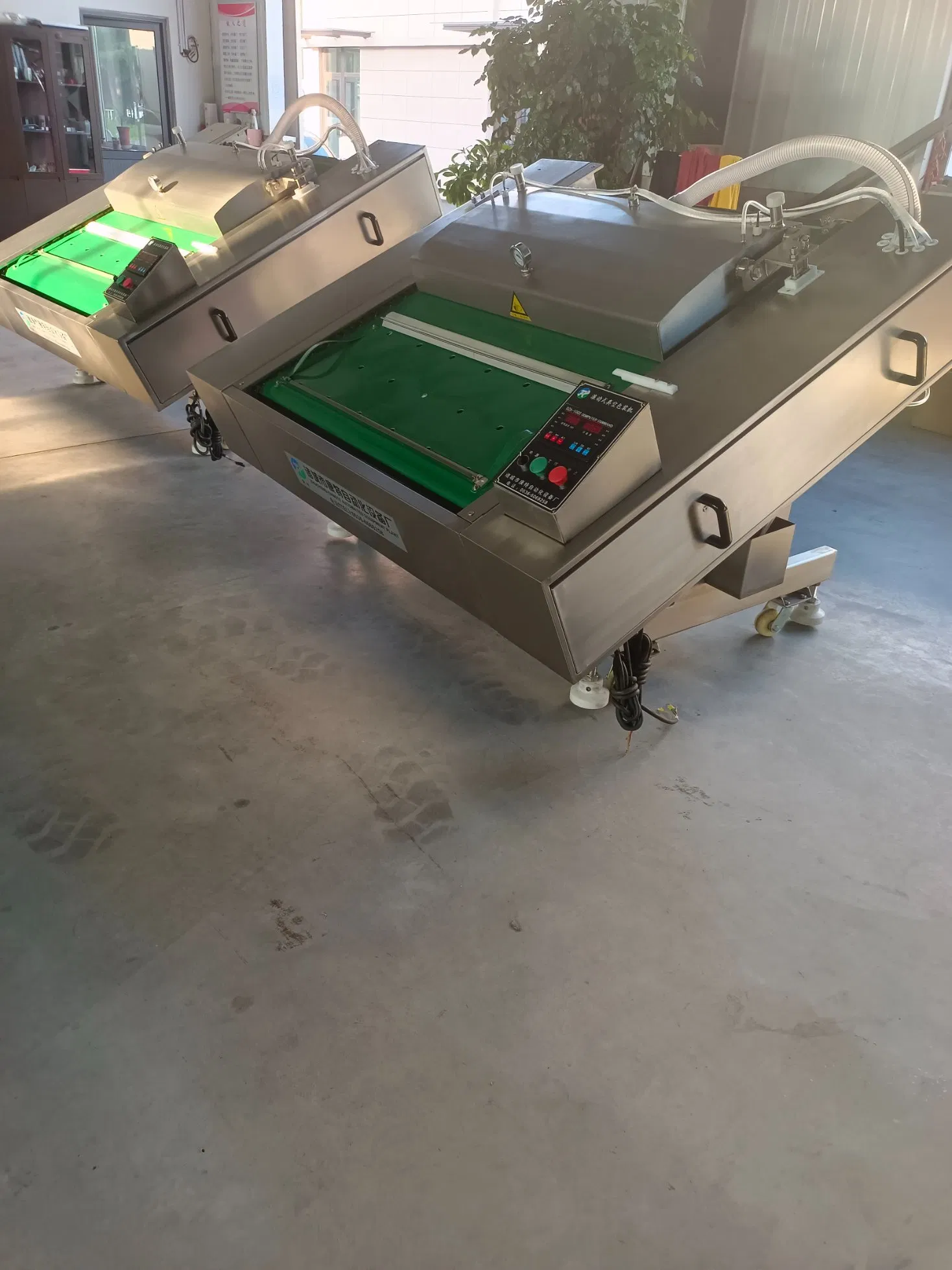 Equipamento de Embalagem a Vácuo Rolante Contínuo para Carne, Frutos do Mar e Milho