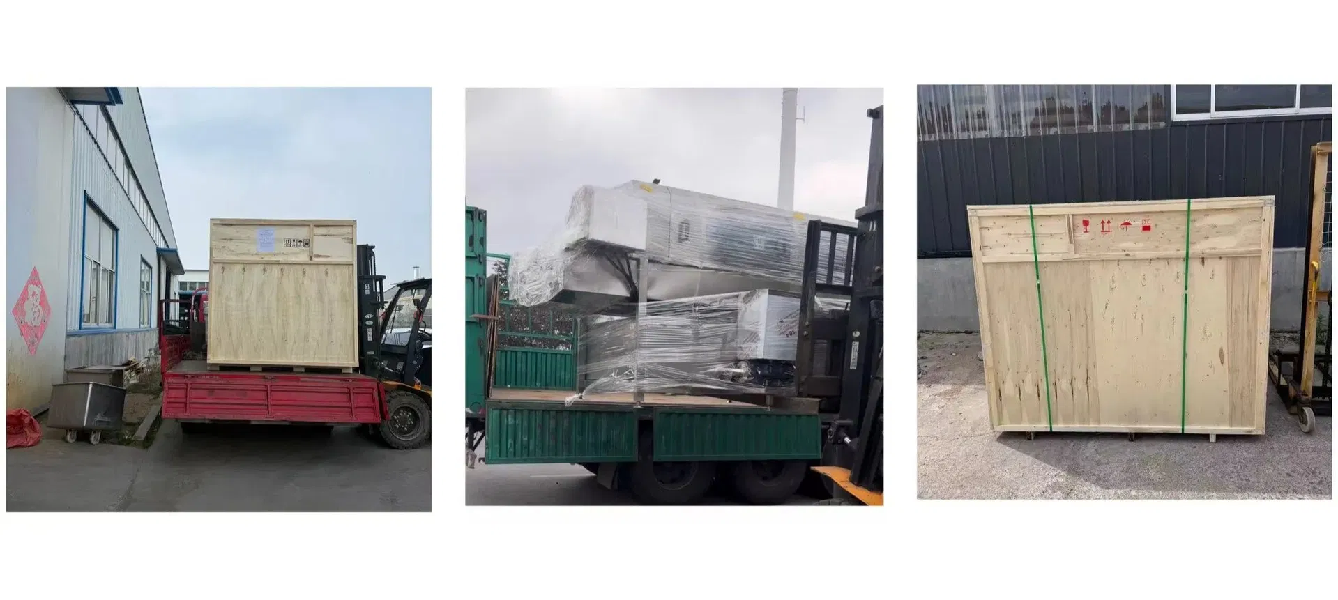 Embalagem segura e transporte internacional