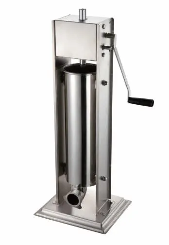 Mancal de Salsicha Manual Comercial em Aço Inoxidável Tipo Vertical