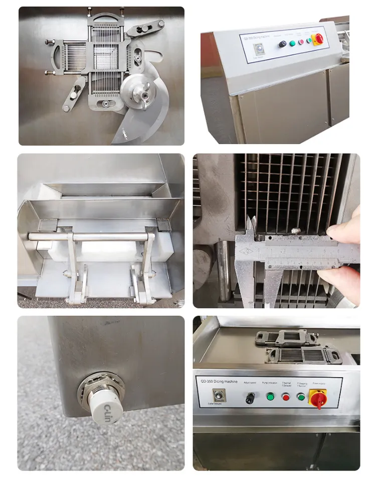 Máquina de Corte de Ossos de Carne Congelada Máquina de Corte de Carne Preço no Paquistão Máquina Automática de Corte de Carne Fresca Máquina de Corte em Cubos de Carne Máquina Industrial Congelada