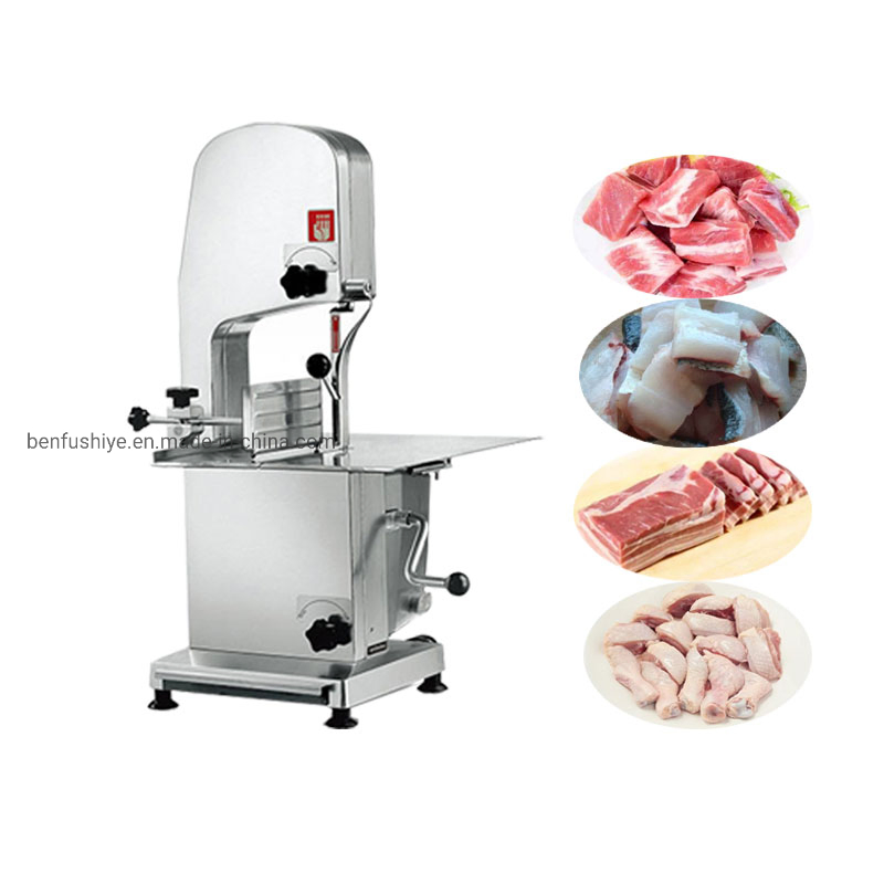 Máquina de Serrar Ossos Elétrica Automática para Desktop Grande Comercial, Máquina de Corte de Carne e Ossos