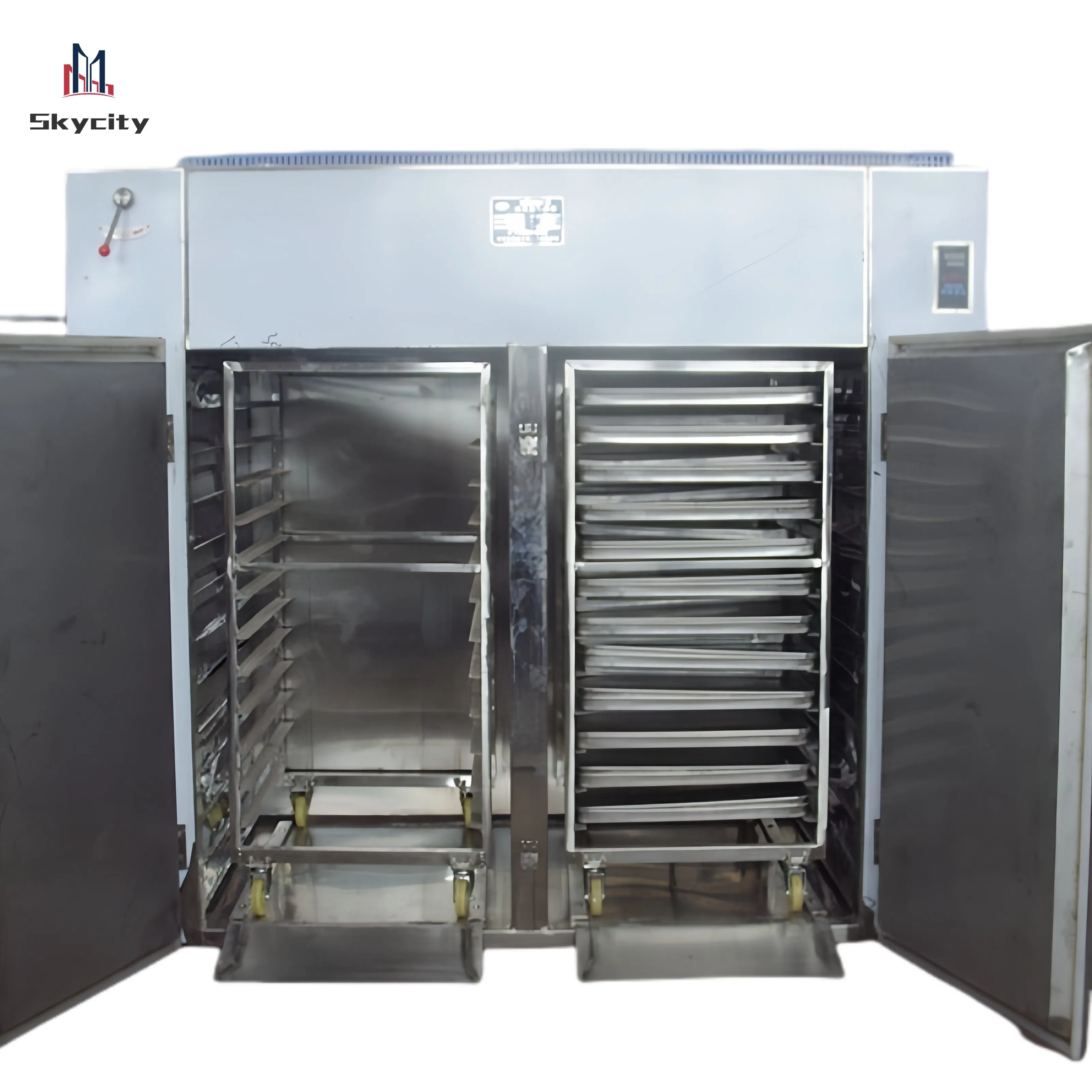 Desidratador de Alimentos Comercial e Industrial em Aço Inoxidável para Processamento de Frutas e Vegetais