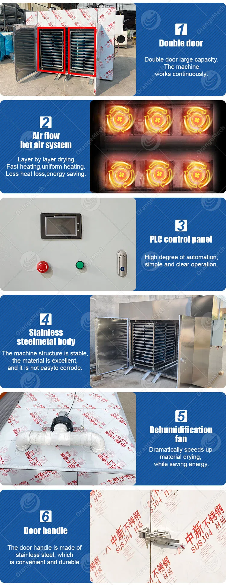 Detalhe do Secador de Alimentos 7