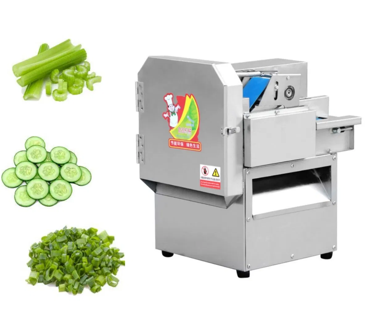 Cortador Fatiador Elétrico de Legumes Cebola Cebolinha Verde Chinesa para Cozinha