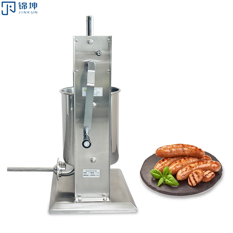 Fábrica Jinkun Outlet Comercial 10L Máquina de Encher Salsichas Manual para Restaurante