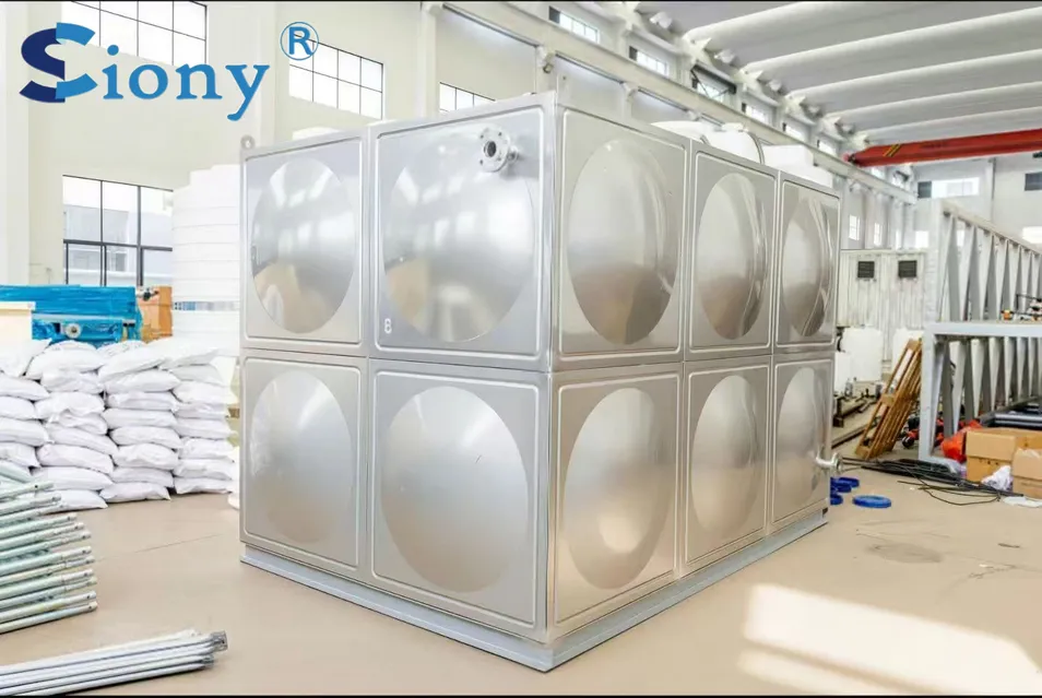 Sistema de Armazenamento de Água de Alta Eficiência Personalizável para Uso Industrial