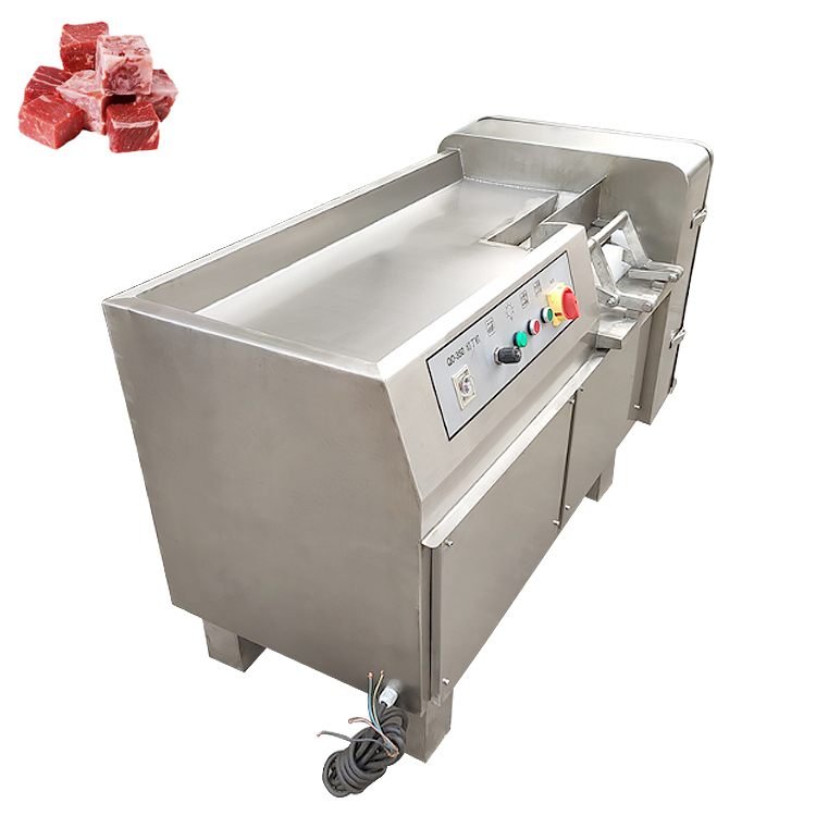 Máquina de Corte de Ossos de Carne Congelada Máquina de Corte de Carne Preço no Paquistão Máquina Automática de Corte de Carne Fresca Máquina de Corte em Cubos de Carne Máquina Industrial Congelada