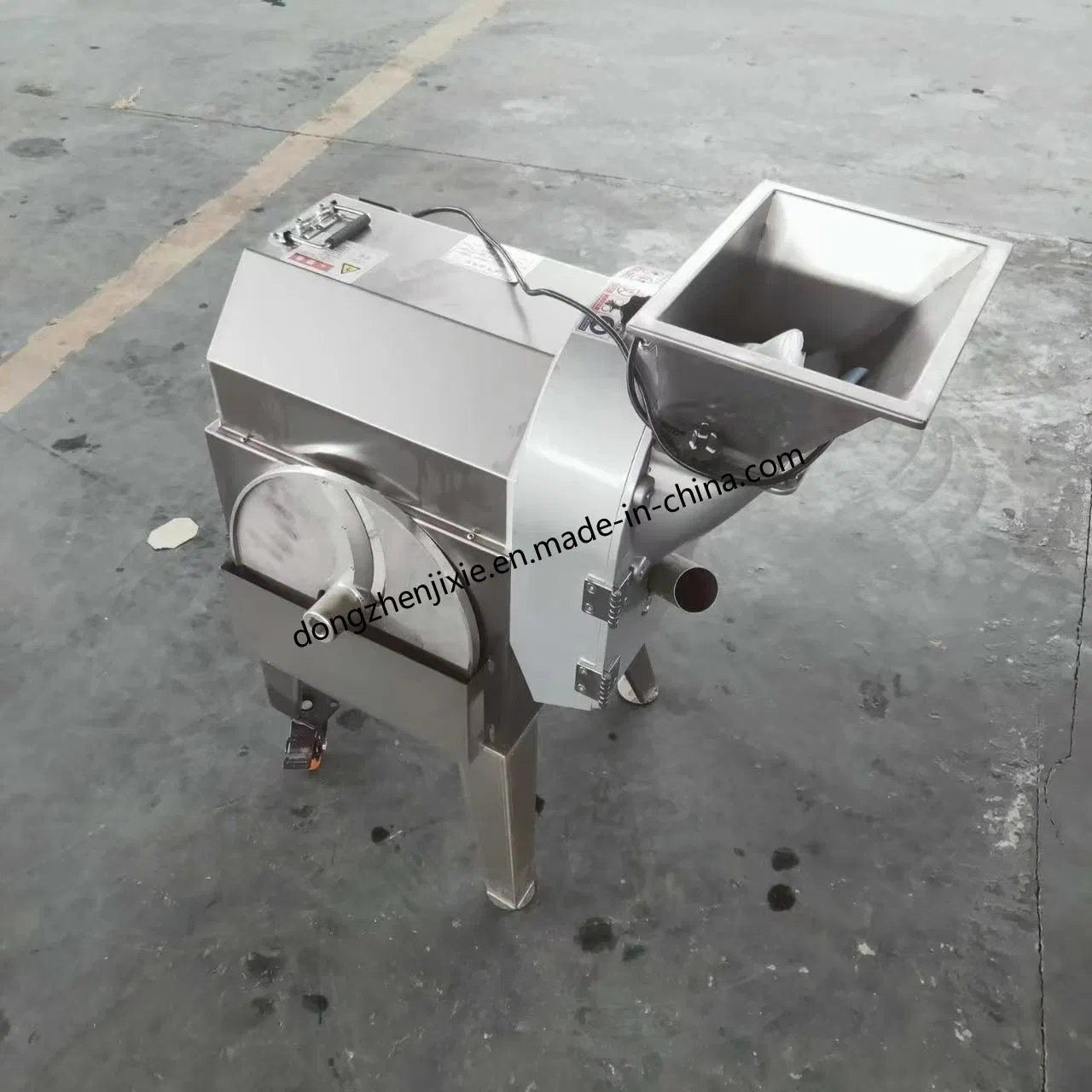 Máquina de Fatiar Legumes para Uso Comercial, Fatiadora de Batatas e Frutas