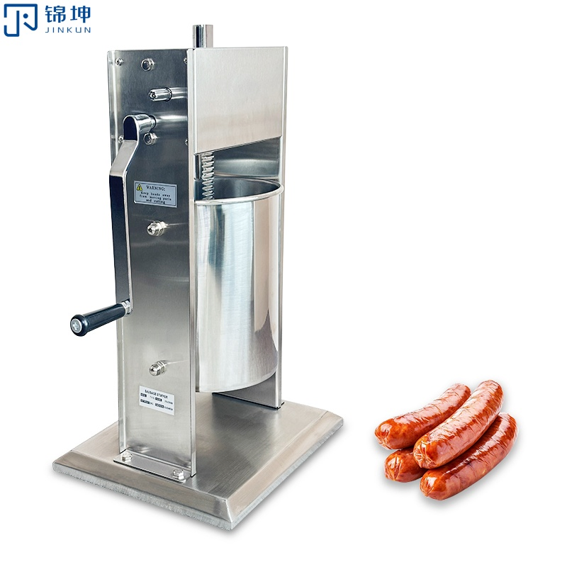 Fábrica Jinkun Outlet Comercial 10L Máquina de Encher Salsichas Manual para Restaurante