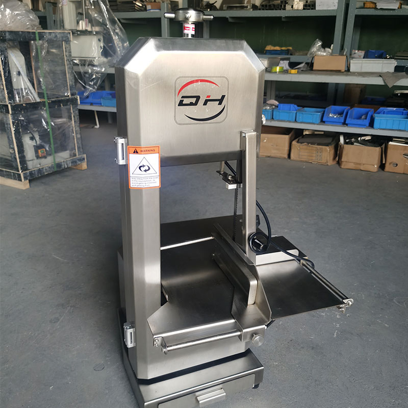 Qh300A Processamento de Carne Congelada por Atacado Cortador de Ossos Serra Picadora Triturador de Carne Bovina Peixe Frango Aves Sawing Máquina Maquinário de Açougueiro