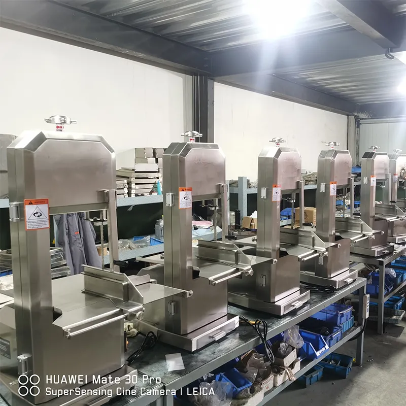 Qh300A Processamento de Carne Congelada por Atacado Cortador de Ossos Serra Picadora Triturador de Carne Bovina Peixe Frango Aves Sawing Máquina Maquinário de Açougueiro