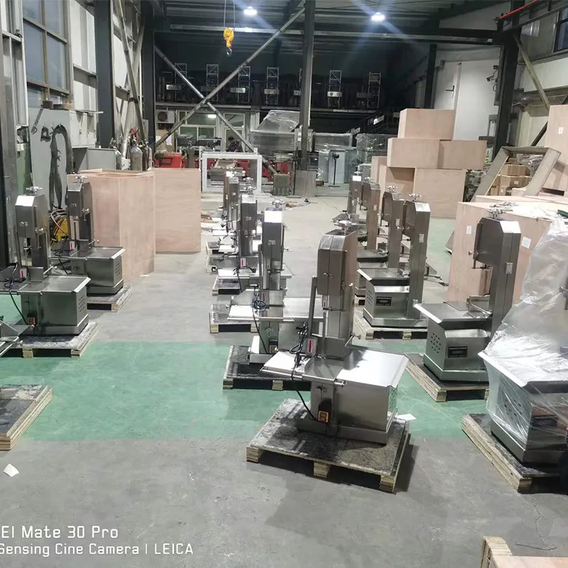 Qh300A Processamento de Carne Congelada por Atacado Cortador de Ossos Serra Picadora Triturador de Carne Bovina Peixe Frango Aves Sawing Máquina Maquinário de Açougueiro