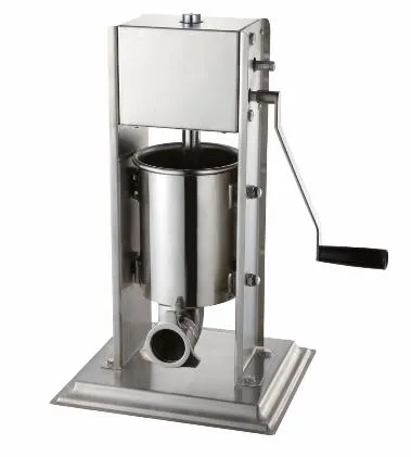 Mancal de Salsicha Manual Comercial em Aço Inoxidável Tipo Vertical