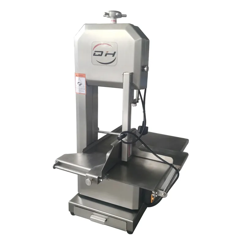 Qh300A Processamento de Carne Congelada por Atacado Cortador de Ossos Serra Picadora Triturador de Carne Bovina Peixe Frango Aves Sawing Máquina Maquinário de Açougueiro