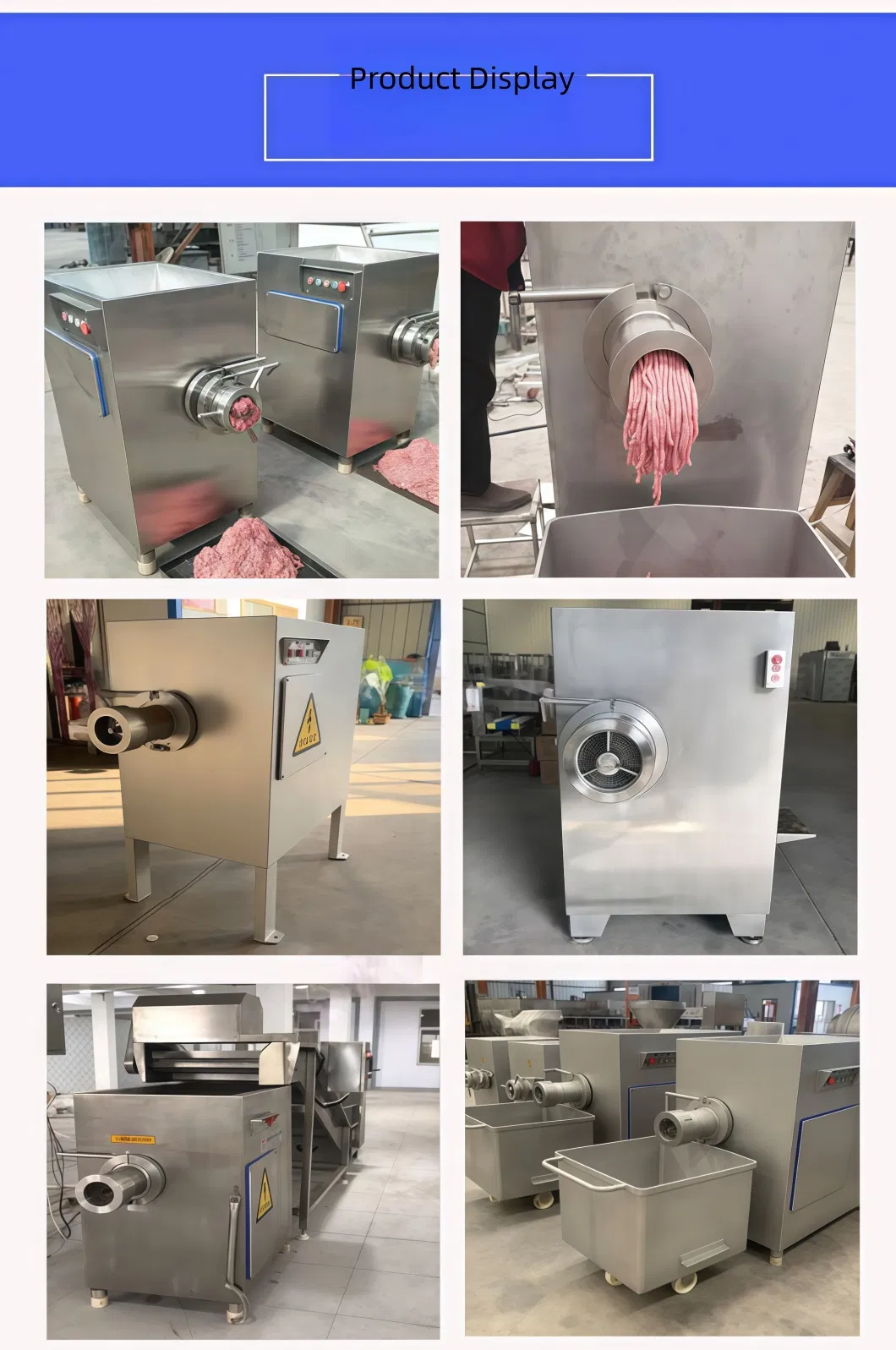 Tc-160 Moedor de Carne Elétrico Comercial Industrial Moinho de Processamento para Uso em Fábrica de Alimentos ou Restaurante