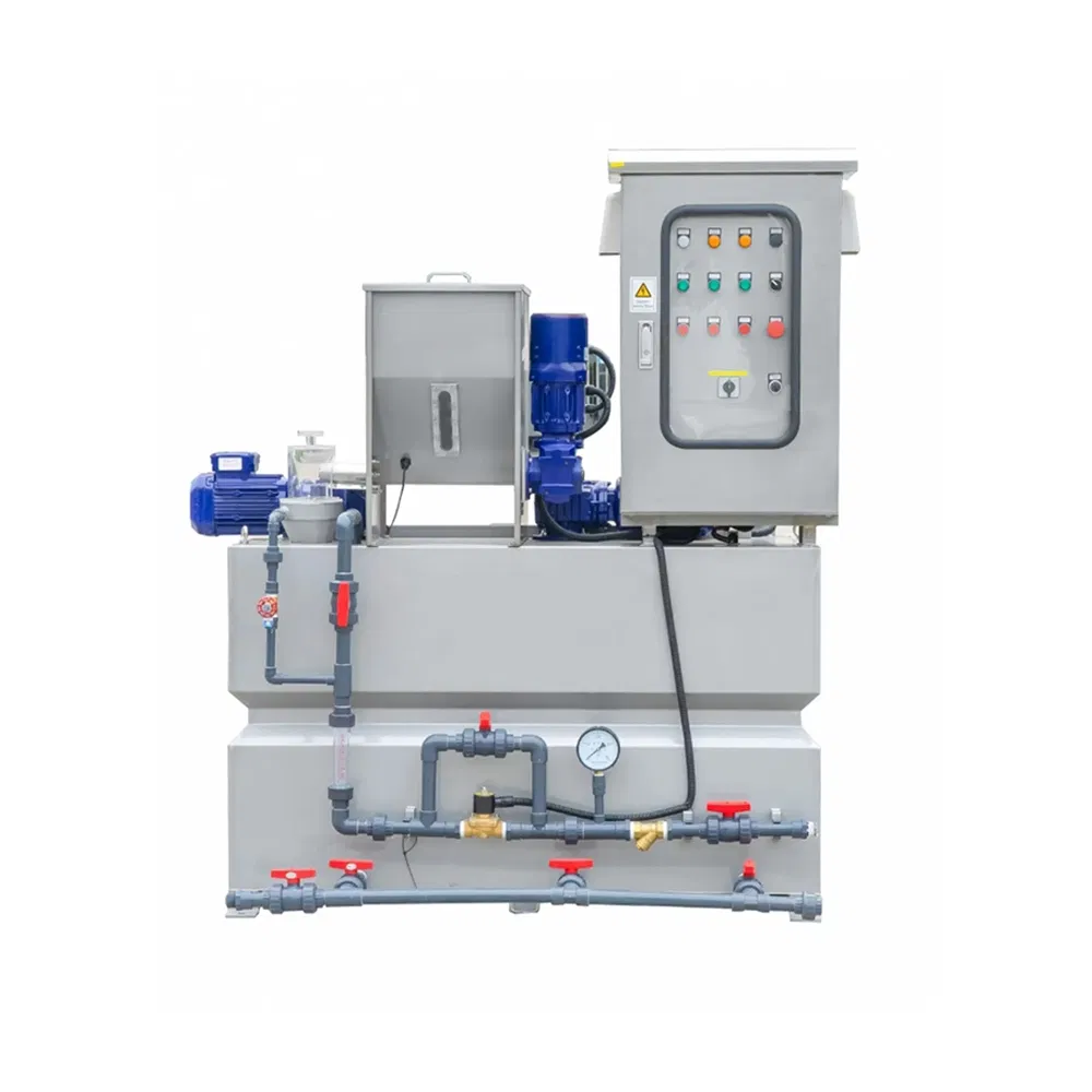 Unidade de Preparação de Floculante Automático para Dosagem Contínua de Polímero e Mistura de Solução Química de Alta Precisão em Equipamentos de Estação de Tratamento de Esgoto