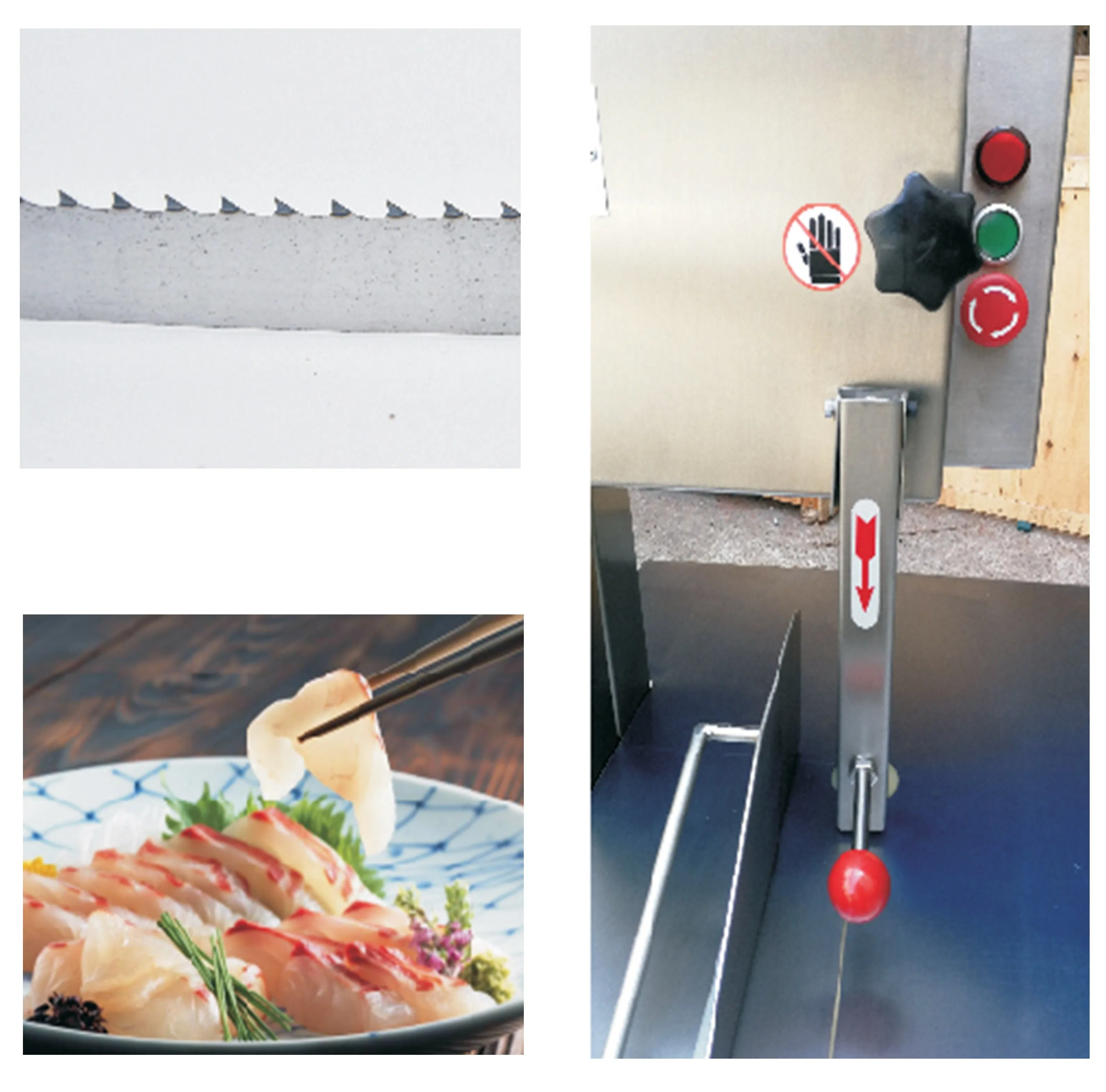 Máquina de Serragem de Ossos Serra Elétrica para Ossos Peixes Congelados Máquina de Serragem de Ossos para Aves
