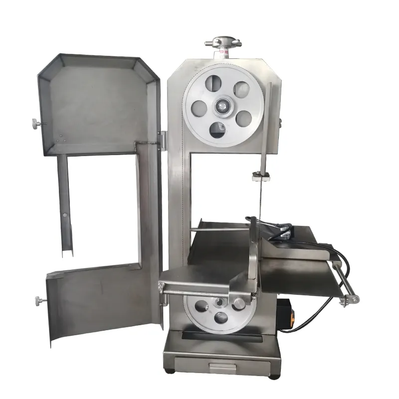 Qh300A Processamento de Carne Congelada por Atacado Cortador de Ossos Serra Picadora Triturador de Carne Bovina Peixe Frango Aves Sawing Máquina Maquinário de Açougueiro