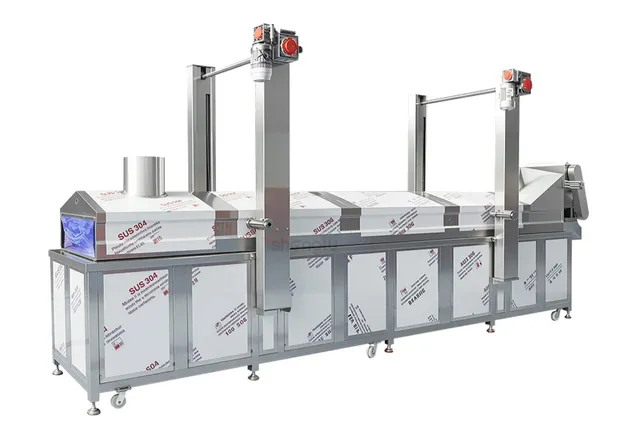 Máquina de fritura contínua