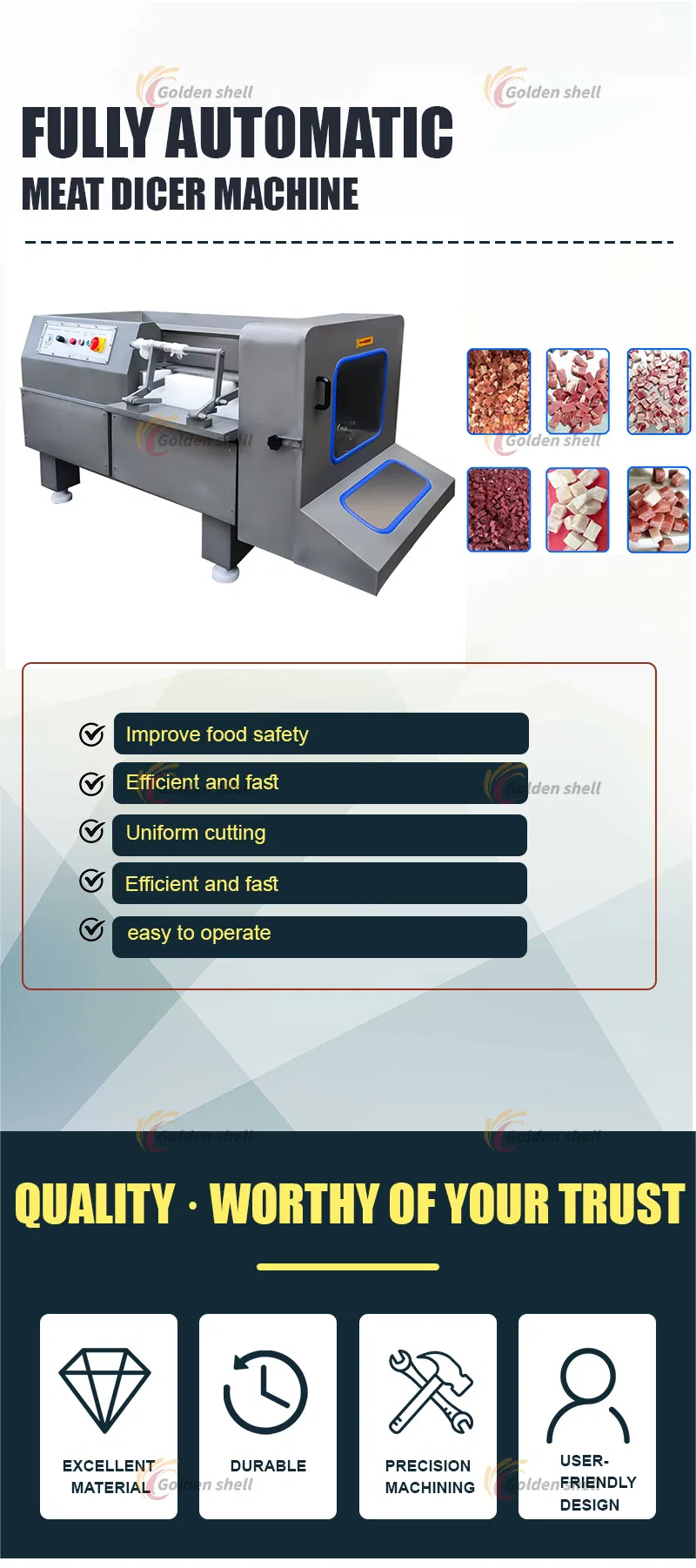 Máquina Industrial de Corte de Carne a Preço Competitivo