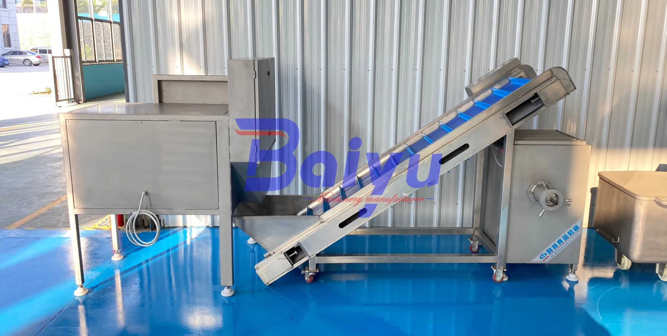 Moedor de Carne Industrial Baiyu para Fabricação de Ração para Animais de Estimação
