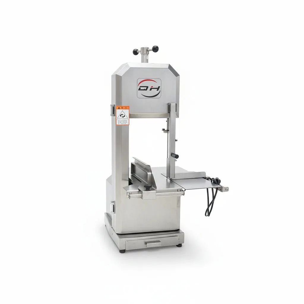 Qh300A Processamento de Carne Congelada por Atacado Cortador de Ossos Serra Picadora Triturador de Carne Bovina Peixe Frango Aves Sawing Máquina Maquinário de Açougueiro