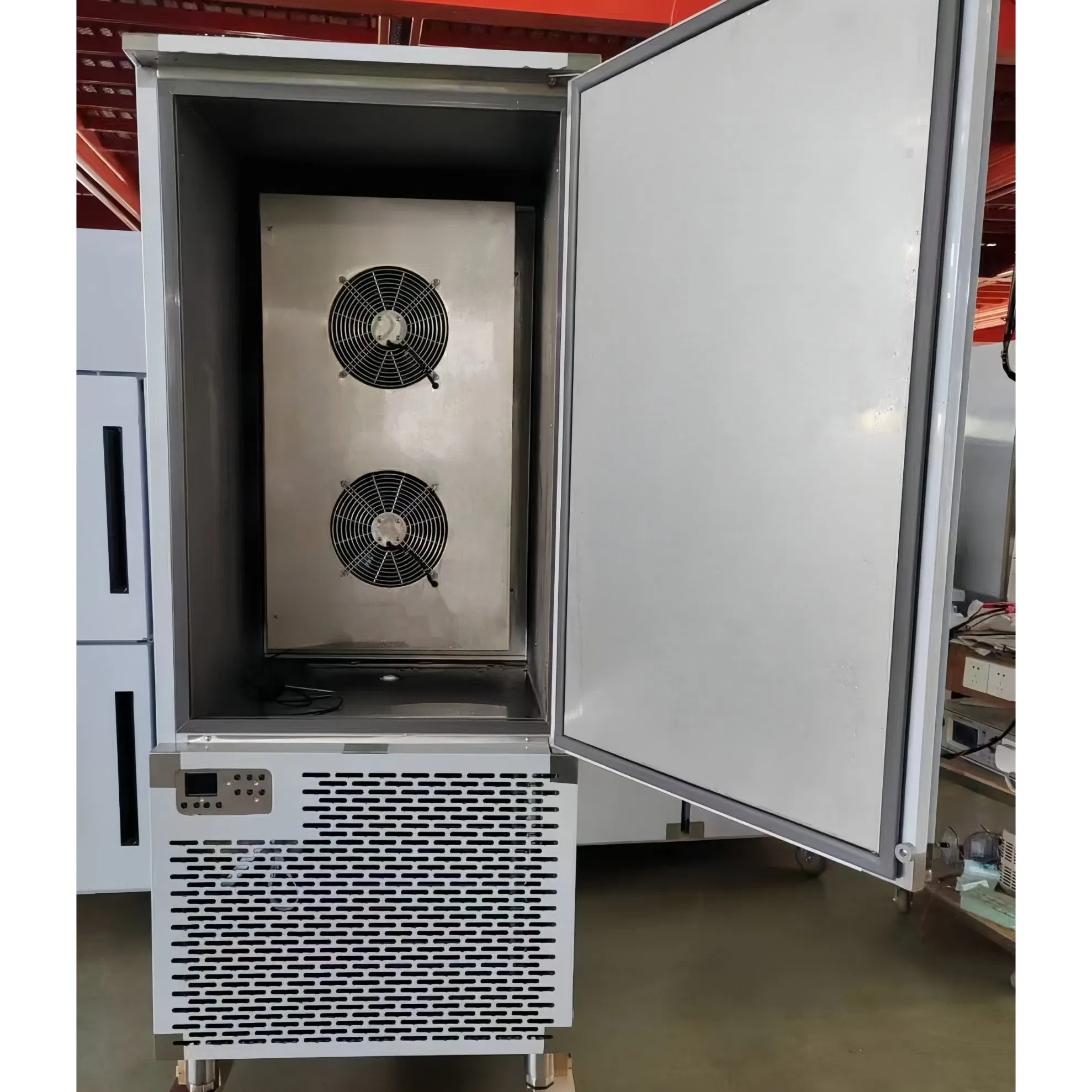 Congelador Comercial de Alta Eficiência Rápido Chiller15pans -45 Graus Compressor de Duas Etapas