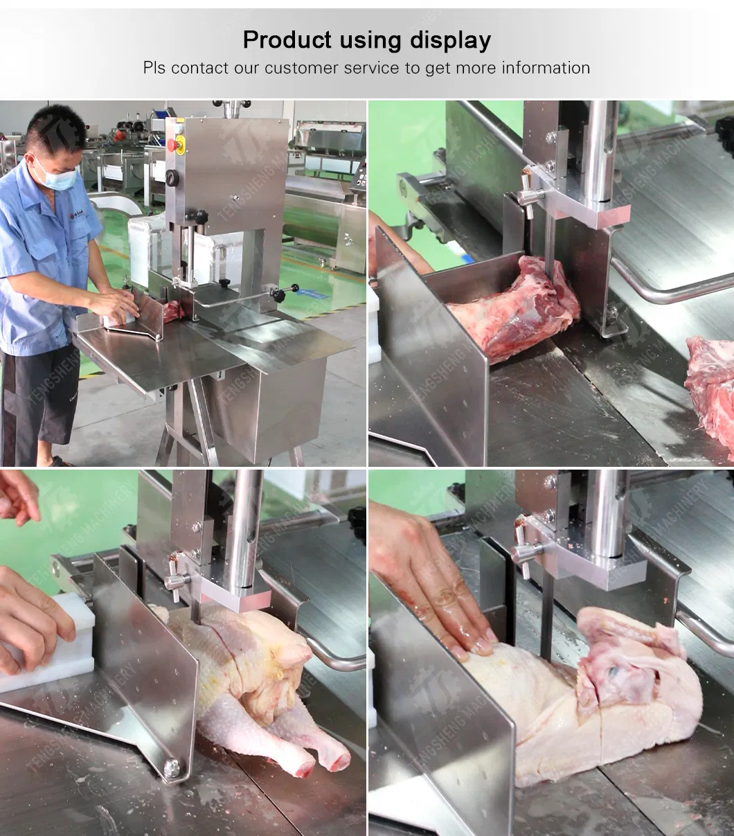 Máquina de Cortar Carne, Máquina de Serragem de Ossos (TS-JG320H)