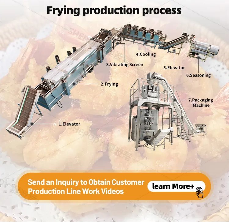 Tempura Shrimp Making Fish Shrimp Fryer Machine Automatic Battering System