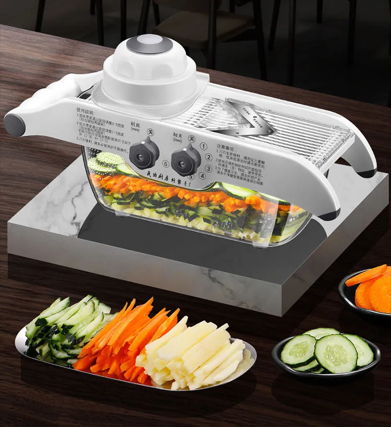 Cortador de Limão, Cortador Multifuncional para Frutas e Legumes, Cortador de Batata para Loja de Chá com Leite e Cozinha