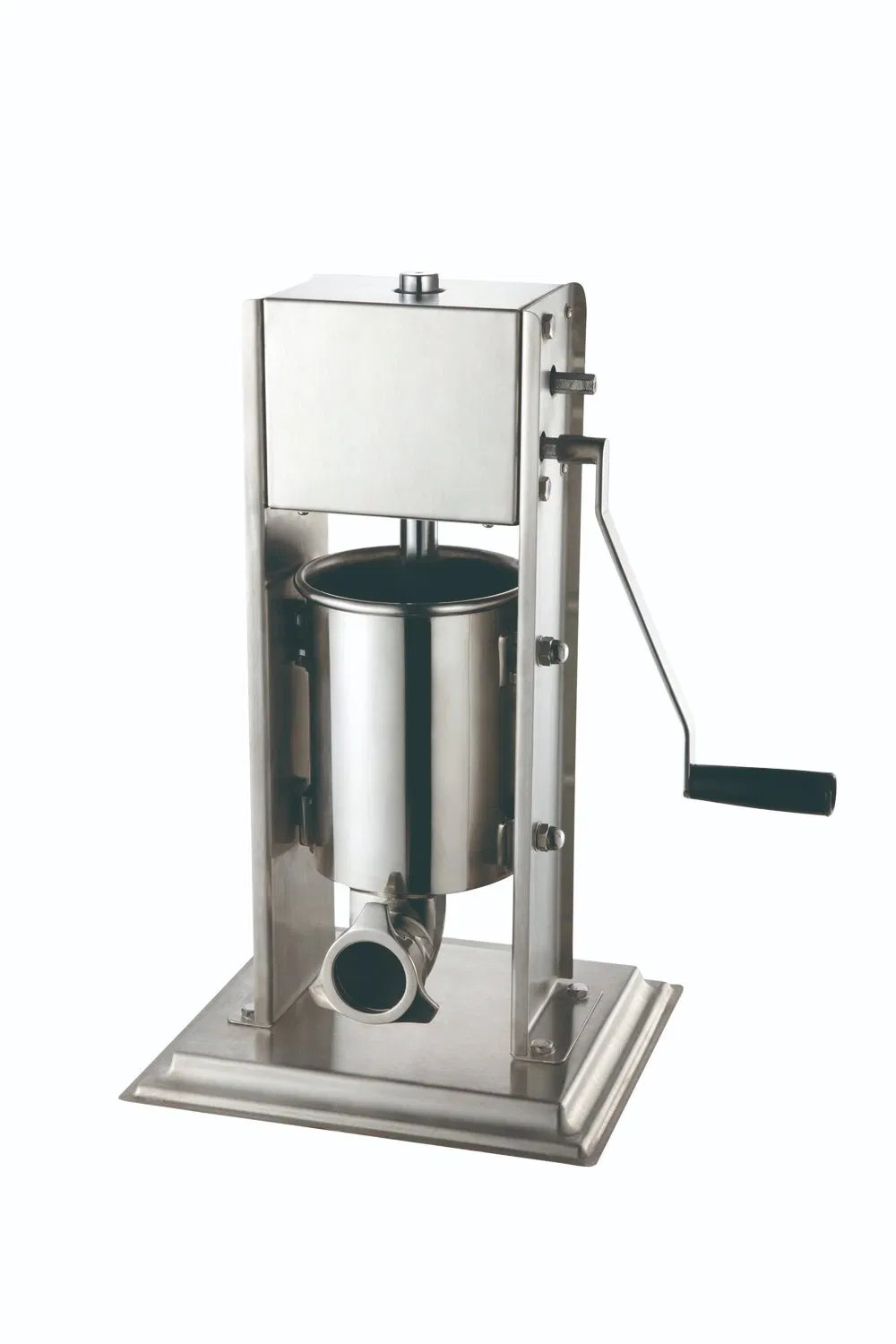 Mancal de Salsicha Manual Comercial em Aço Inoxidável Tipo Vertical