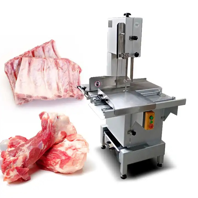 Máquina de Corte de Ossos de Carne Congelada Comercial, Máquina de Serragem de Ossos, Cortador de Ossos de Carne