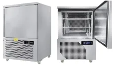 Congelador Comercial de Choque 2-15 Bandejas Armazenamento a Frio Chiller de Choque Rápido Congelador de Explosão Rápida com Resfriamento a Ar para Camarão Sorvete Gelato Alimentos Congelados