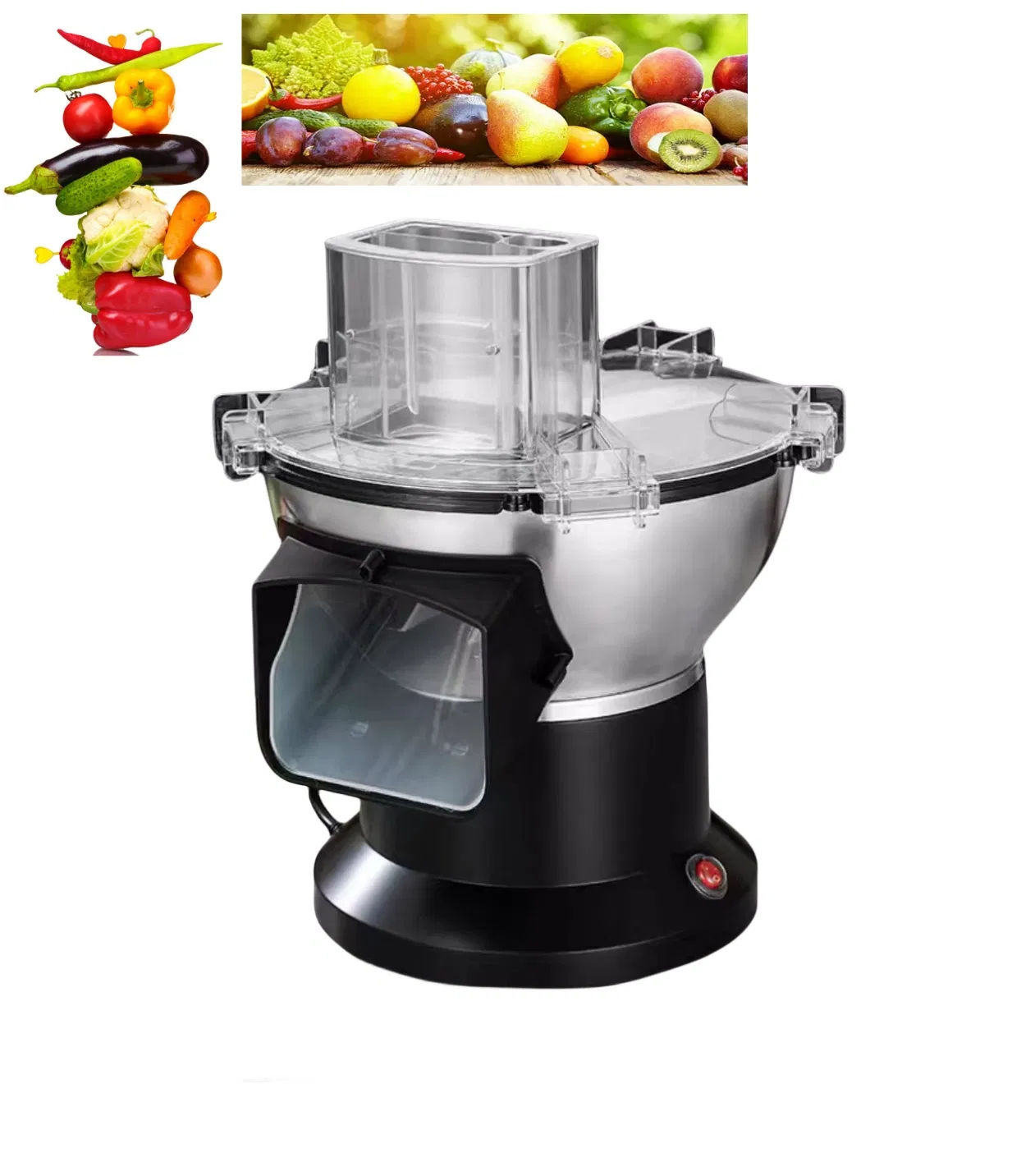 Fatiador Elétrico de Frutas e Legumes Máquina de Fatiar Batata Cebola Melão Verde Cenoura