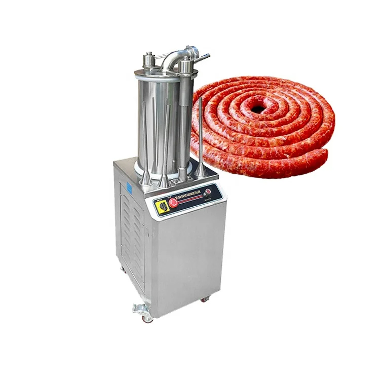 Máquina de Fazer Linguiça Hidráulica Comercial 35L Enchedor de Linguiça