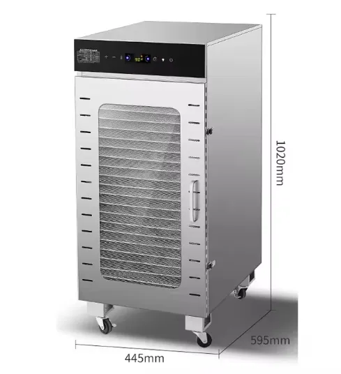 Desidratador de Alimentos Industrial 88 Camadas com Temperatura Ajustável para Frutas e Legumes