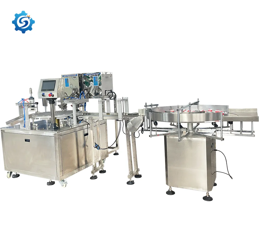 Equipamento de Embalagem de Chá em Lata Pequena Quantitativa de Precisão, Selagem a Vácuo Totalmente Automática OEM/ODM