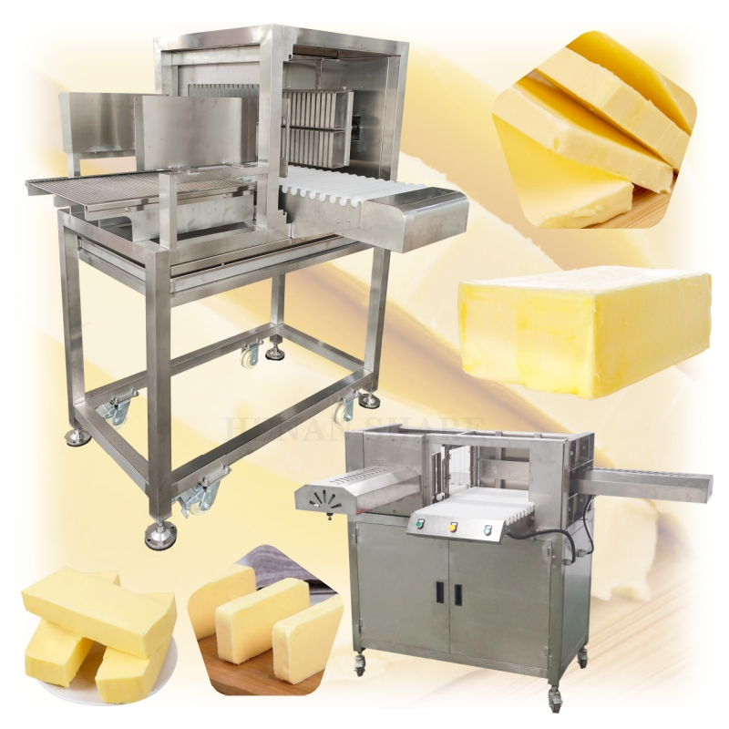 Máquina Automática de Corte de Queijo em Cubos de Aço Inoxidável Sanitário Industrial para Manteiga