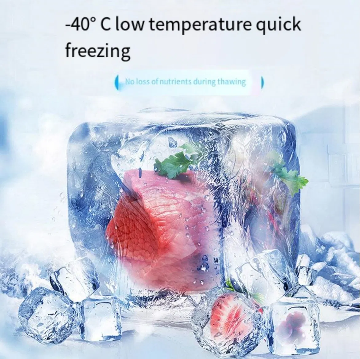 Congelador Comercial de Choque 2-15 Bandejas Armazenamento a Frio Chiller de Choque Rápido Congelador de Explosão Rápida com Resfriamento a Ar para Camarão Sorvete Gelato Alimentos Congelados